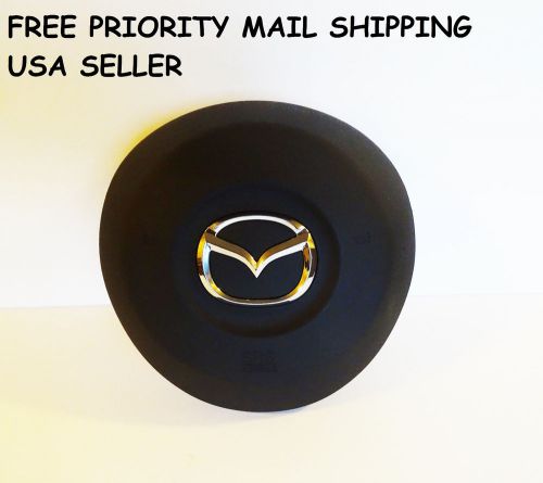 2014 2015 2016 mazda 6 driver steering wheel airbag air bag cover &amp; emblem only