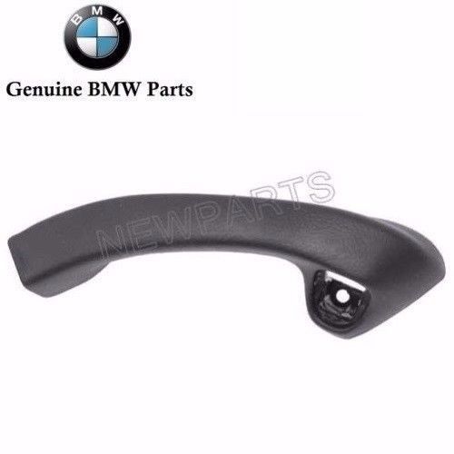 Right bmw e36 z3 1996 - 2002 inside door pull handle (black) genuine 51418398734