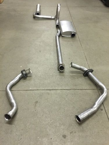 1975-1978 cadillac eldorado exhaust system, aluminized with resonator