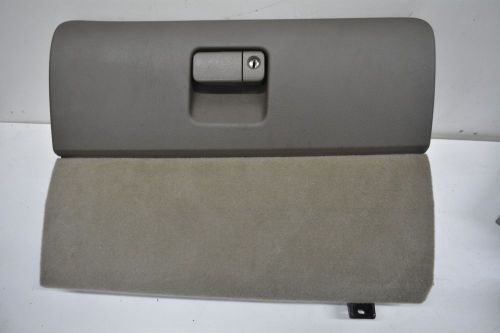 2 pieces 99-04 rl instrument panel glove storage compartment box door tan oem