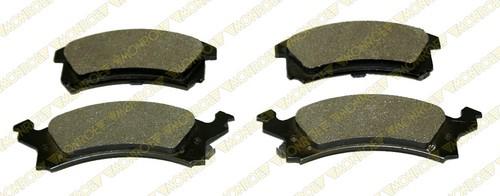 Monroe dx673 brake pad or shoe, front-monroe dynamics brake pad