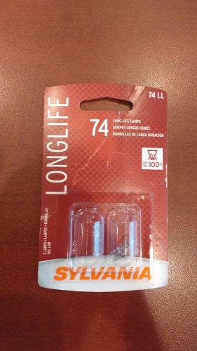 Automotive intrument cluster/panel bulbs--sylvania 74 ll