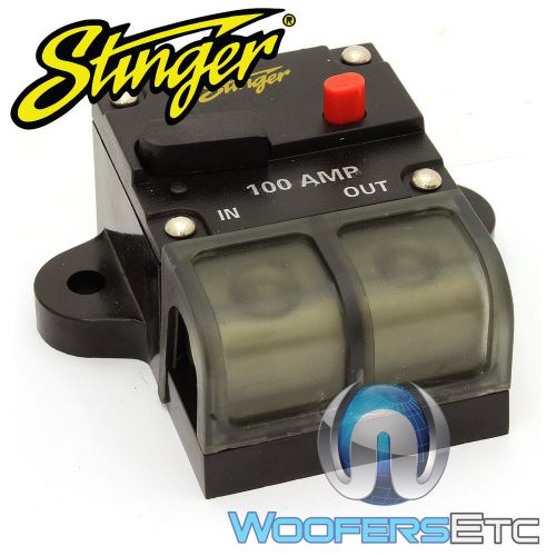 Stinger sgp901001 100 amp car audio amplifier system circuit power breaker new