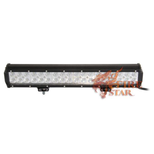 20inch 108w led work light bar flood driving offroad car lights truck 4wd boat