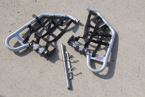 Ims roll yfz450 nerf bars aluminum nerfs 2004-2009 yfz 450 pro peg footpegs y-42