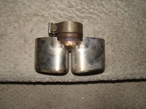 Porsche oem factory original 987 boxster s &amp; cayman s exhaust pipe end tips