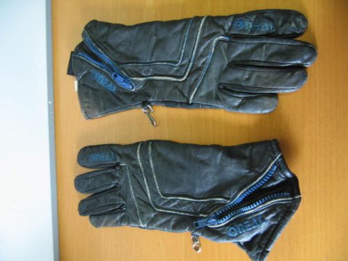 Vintage oneal motorcycle gloves, gauntlet,  size xl