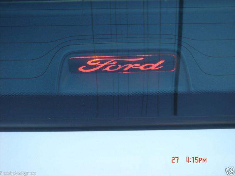 Ford crown victoria 3rd brake light decal overlay police interceptor taxi cab