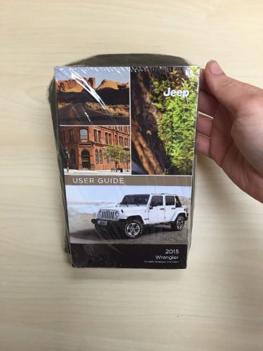 2015 jeep wrangler owners manual -complete!! new