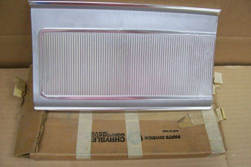 Mopar nos 1964 64 fury radio delete plate 2525652