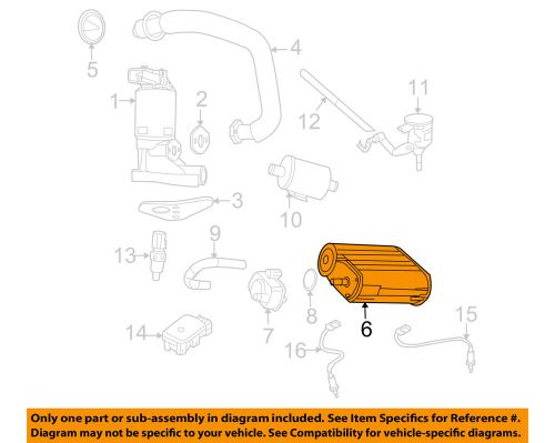 Chrysler oem-vapor canister 52113549ag