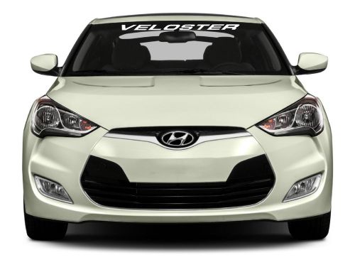 Hyundai velosteri windshield decal