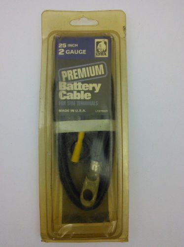 Lynx 25 inch 2 gauge premium battery cable for side terminals