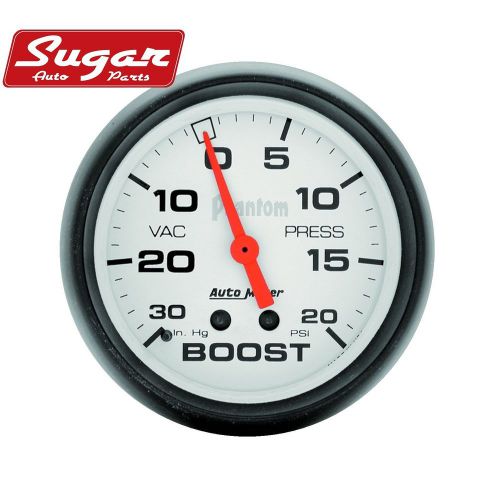 Auto meter 5801 phantom; mechanical boost/vacuum gauge