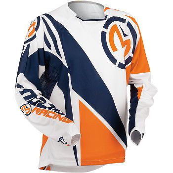 Moose racing m1 2016 youth mx/offroad jersey orange/navy blue xs