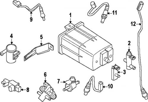 Nissan\infiniti 226933rc0a genuine oem ft oxygen sensor