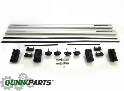 2002-2012 jeep liberty thule removable roof rack cross rails oe new mopar