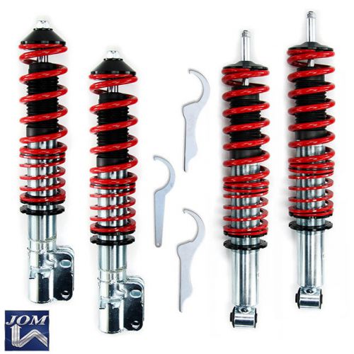 Jom vw rabbit golf mk1 euro hight adjustable coilover suspension lowering kit -