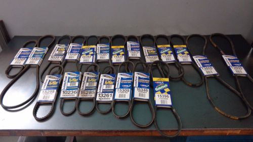 Wholesale lot of (20) new goodyear gatorback hi-miler v-belt belts (1a)