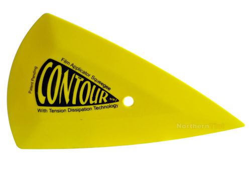 Contour window tint squeegee film installation tool