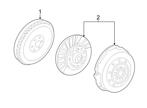 Brand new genuine oem ford clutch disc assembly 2015 ford mustang #fr3z7b546a