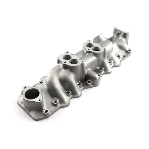 Ford flathead 1942-1948 twin carb aluminum intake manifold satin