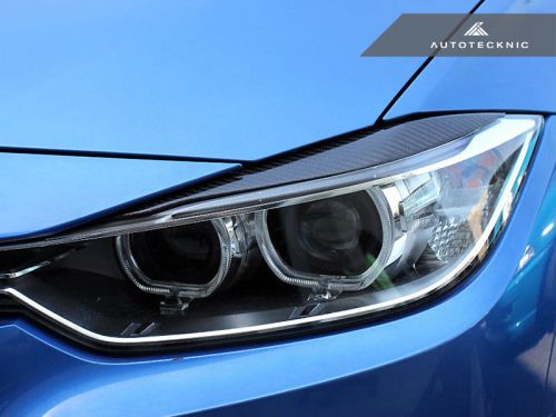 Autotecknic carbon fiber eyelids headlight covers usa - bmw f30 320i 328i 335i