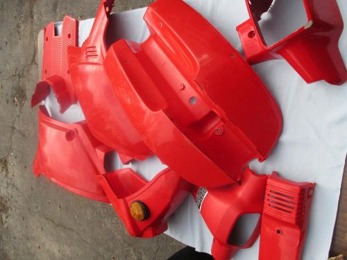 1987 honda spree body panels - red