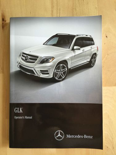 Mercedes benz english owner&#039;s manual glk250 bt &amp; glk350 4 matic 2013-15