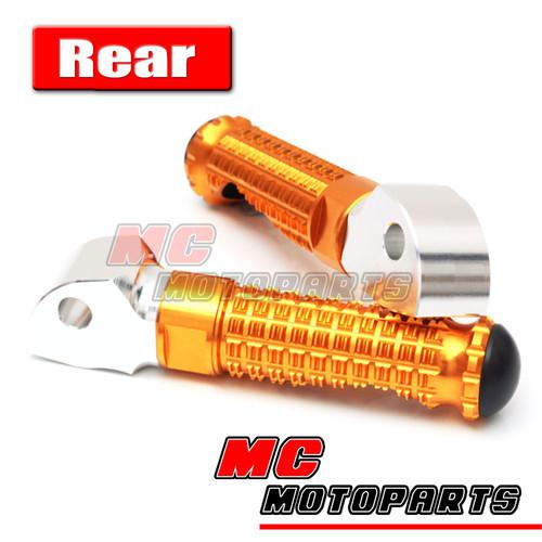 Gold billet m-pro rear foot pegs honda cbr 600 rr 2007-2013 08 09 10 11 12