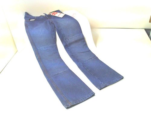 Icon moto womens size 3 ladies blue jeans motorcycle riding reinforced knees