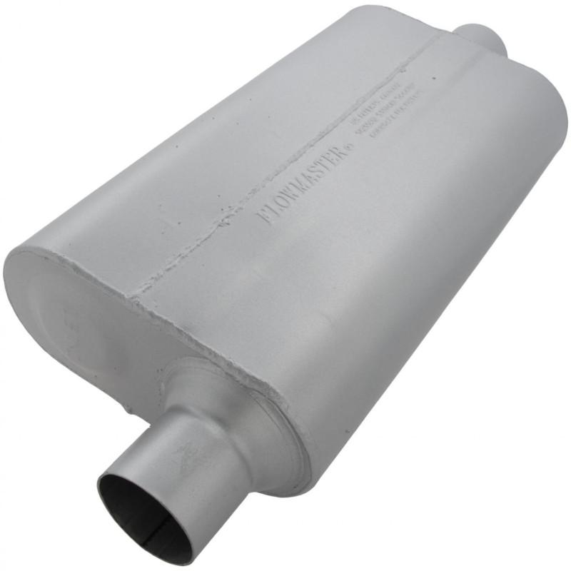 Flowmaster 50 delta flow muffler - 2.50 offset in / 2.50 center out - moderate