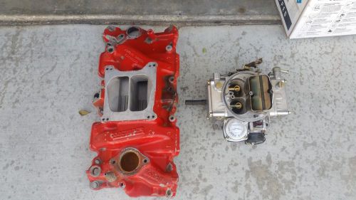 Selling a holley performance carburetor and intake manifold