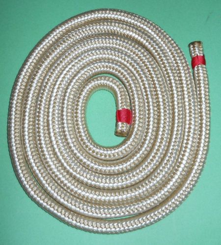 5/8&#034; x 25&#039; doublebraid nylon rope ends stitched whipped &amp; heat sealed - us made