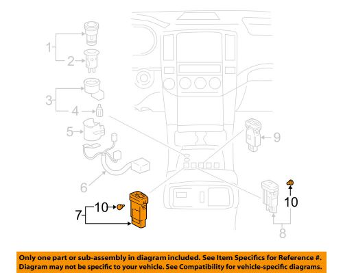 Toyota oem heated seat-switch 8475160120