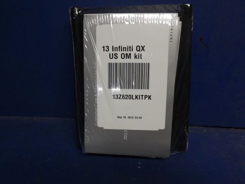 2013 infiniti qx new oem owners manual kit ee628 13z620lkitpk