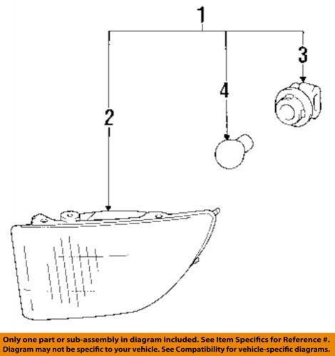 Lexus toyota oem 92-94 sc300-exterior bulbs 8136024021