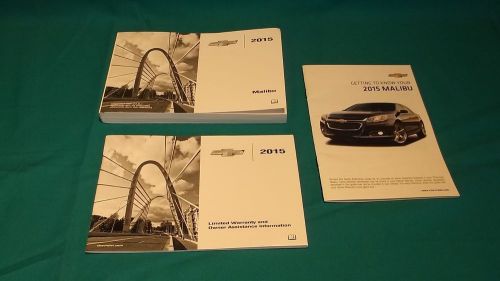 2015 chevrolet malibu owners manual set  !!! free shipping