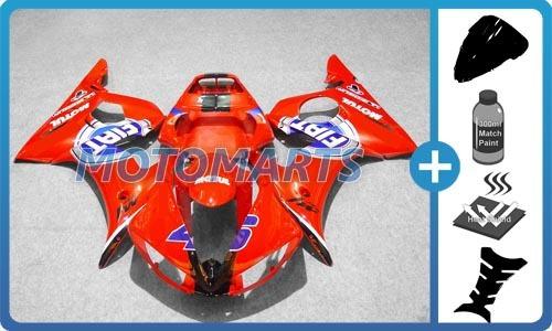 5 in 1 bundle pack for yamaha yzf 600 r6 03 body kit fairing & windscreen am