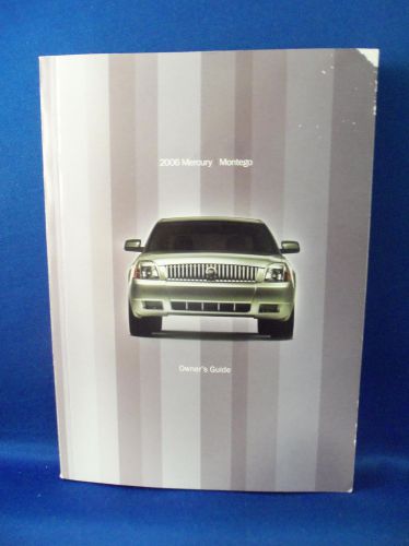 2006 mercury montego oem factory owners manual with supplements &amp; cover 06