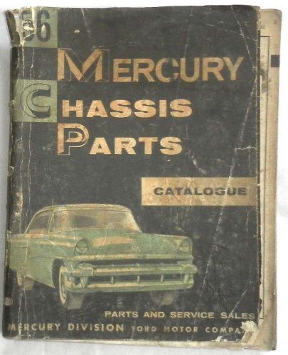 1956 mecury parts catalog book original