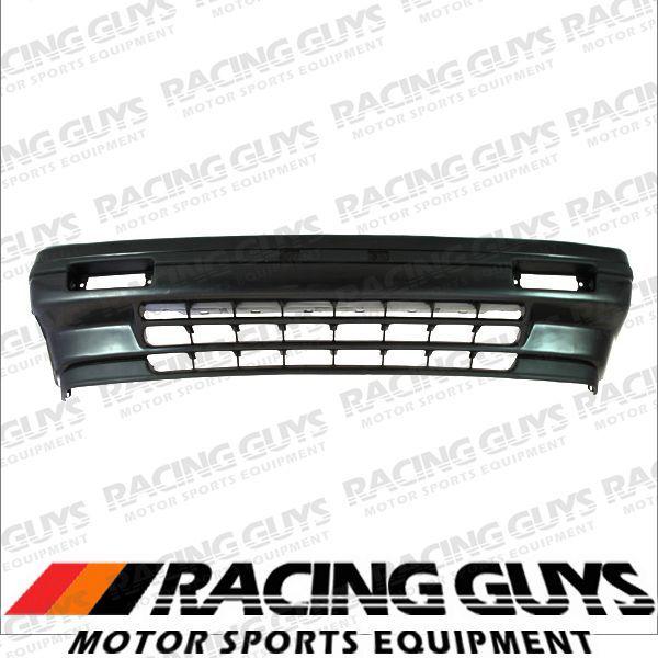 87-89 nissan pulsar nx se front bumper cover mat black facial plastic ni1000121