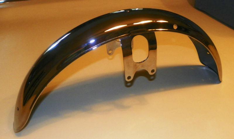 Front fender re-plated show chrome suzuki gt models 73-77