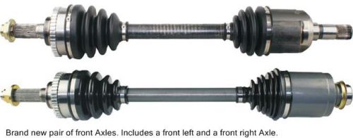 Pair new front right &amp; left cv drive axle shaft assembly for mazda millenia 2.5