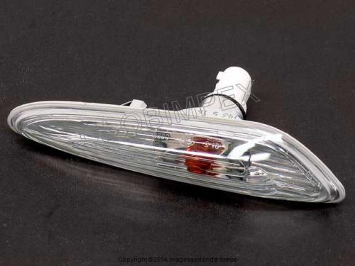 Bmw e46 (2001-2005) additional side light w/ white lens front right + bulb oem