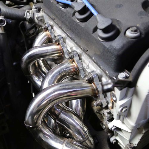 Tubular drag racing exhaust manifold header 88-00 honda civic/crx/delsol d15/d16