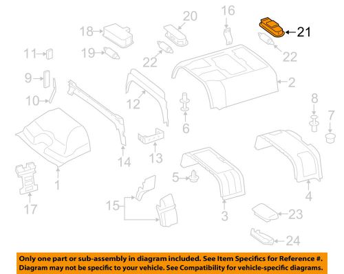 Mercedes mercedes-benz oem sprinter 2500 interior-roof-cargo lamp 9068200801