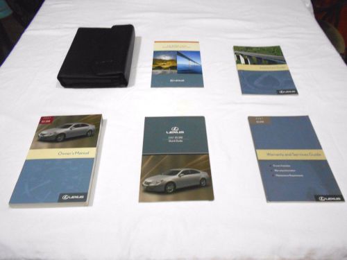 2007 lexus es 350   owner manual 5/pc.set &amp; lexus premium factory case,free ship