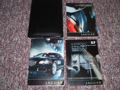 2009 jaguar xf car owners manual books navigation guide case all models