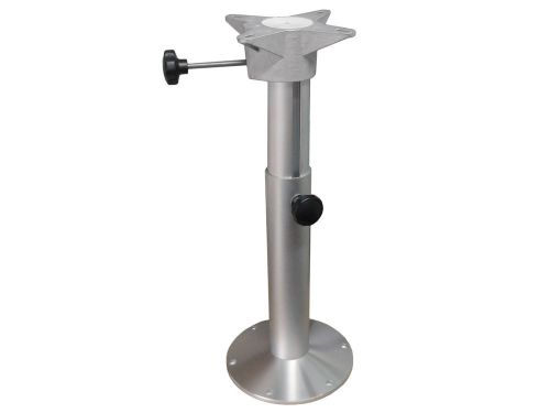 Marine aluminum adjustable seat base pedestal 18&#034; to 24&#034; 360º swivel–five oceans